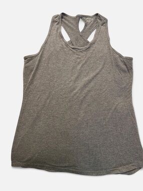 bcg Gray Cross-Back Tank Top